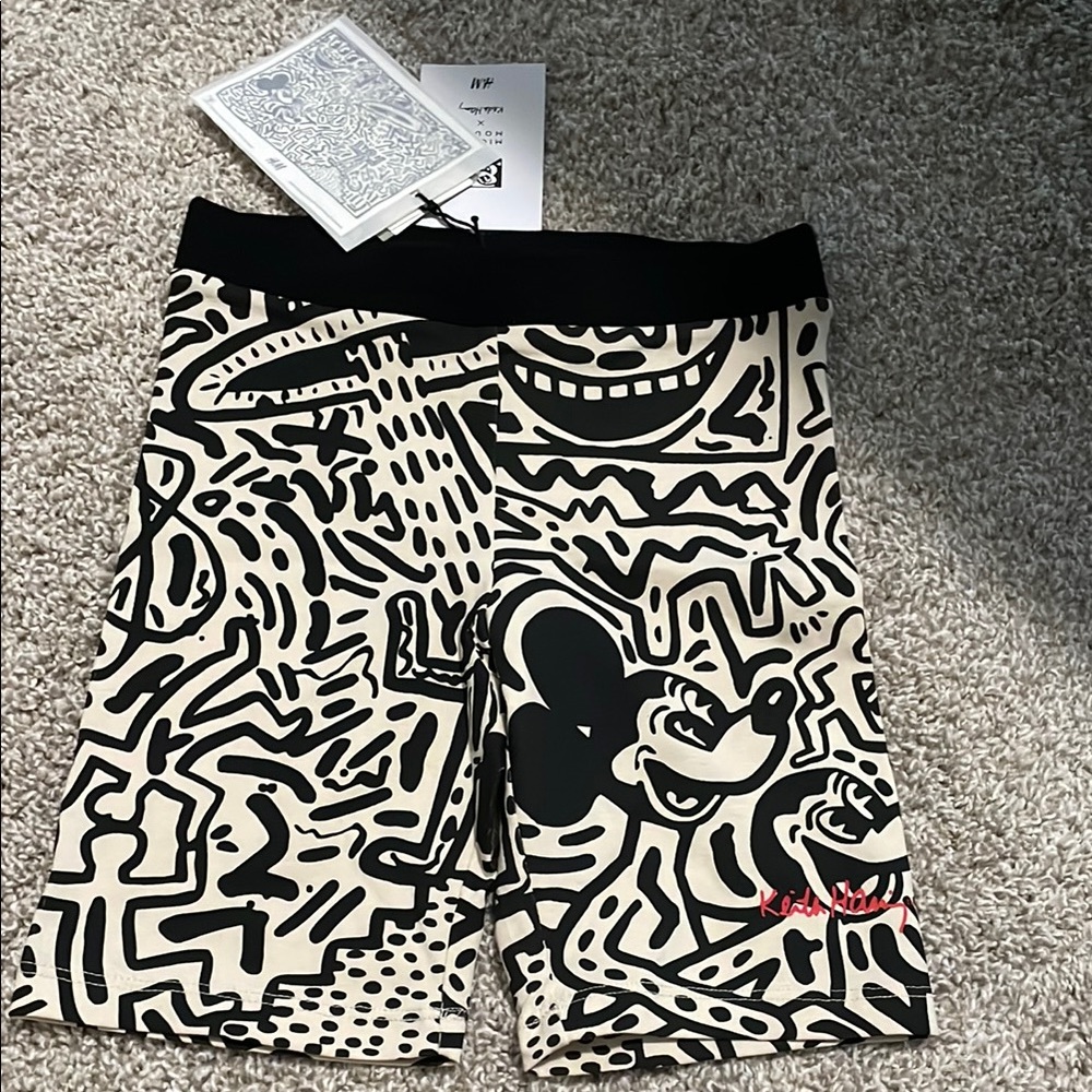 Black and Cream shorts